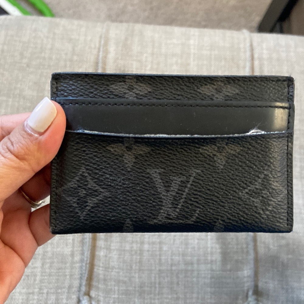 Louis Vuitton black monogram cardholder